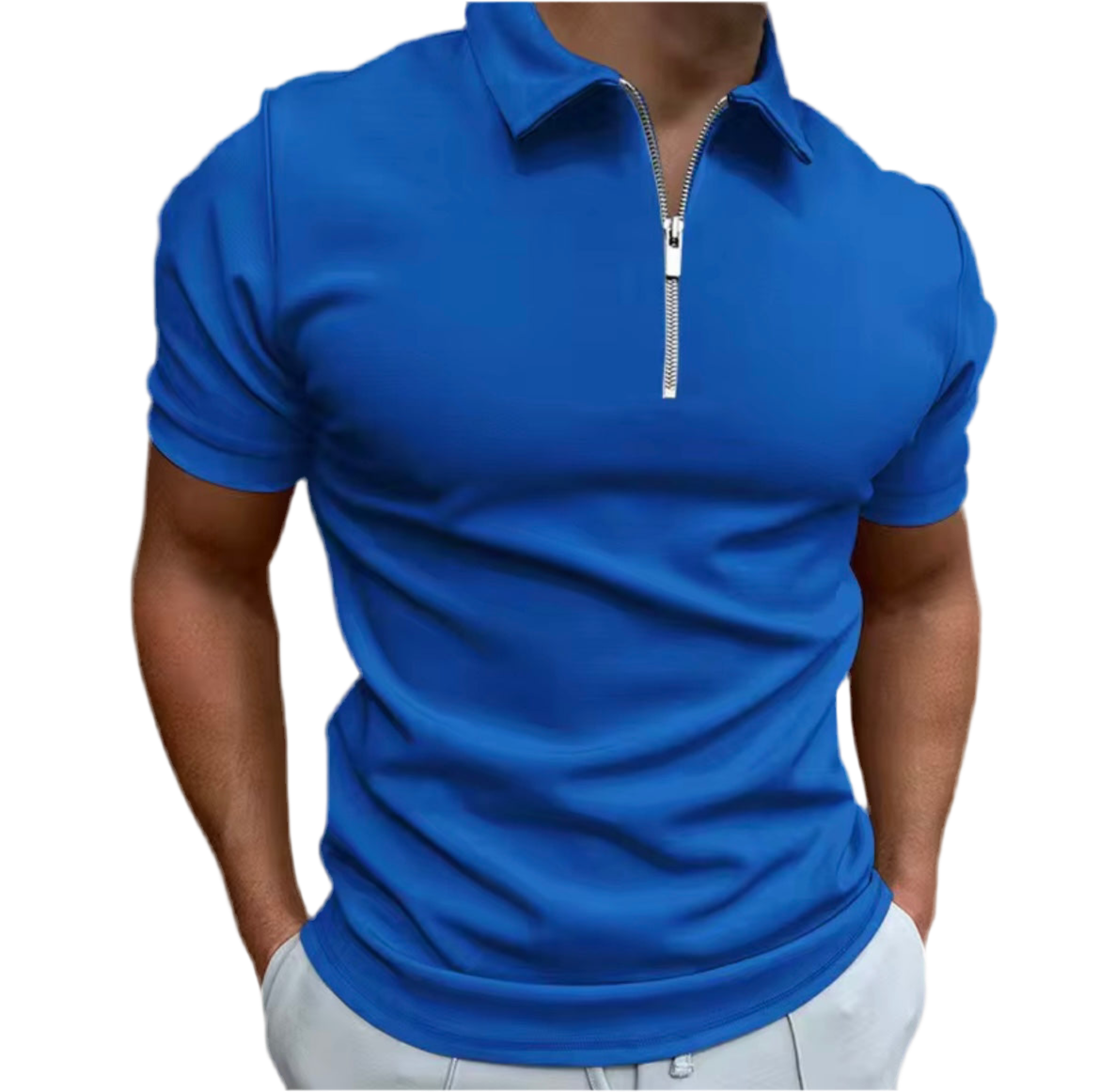 Polo Zippé pour Homme – Élégance Moderne & Confort Assuré💪