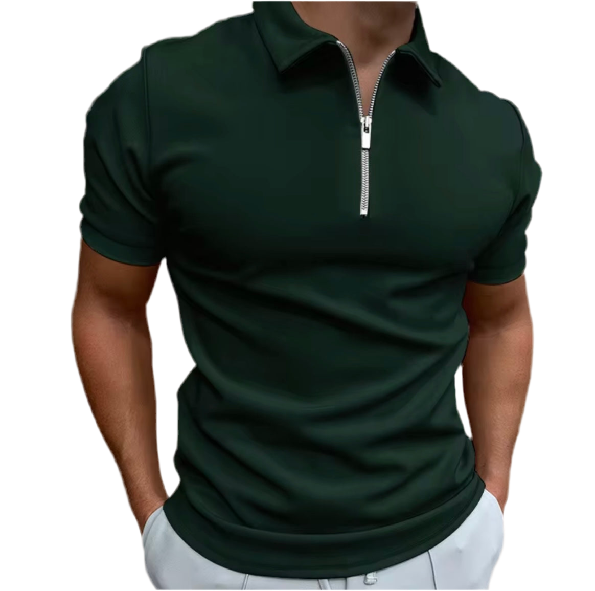 Polo Zippé pour Homme – Élégance Moderne & Confort Assuré💪