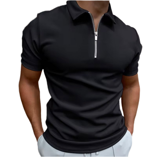Polo Zippé pour Homme – Élégance Moderne & Confort Assuré💪
