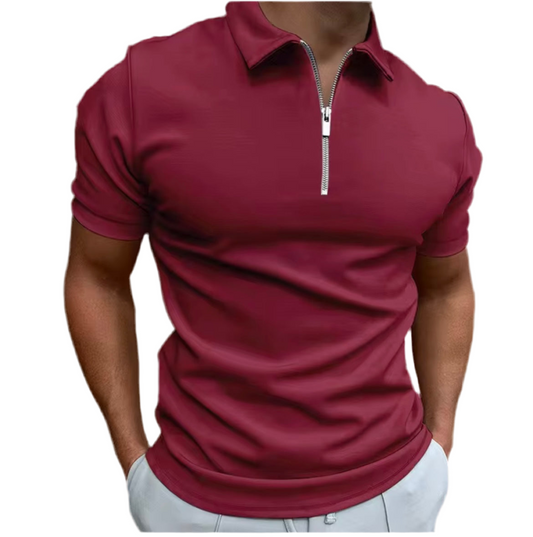 Polo Zippé pour Homme – Élégance Moderne & Confort Assuré💪